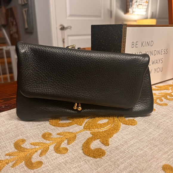 Handbags - Black Leather Clutch